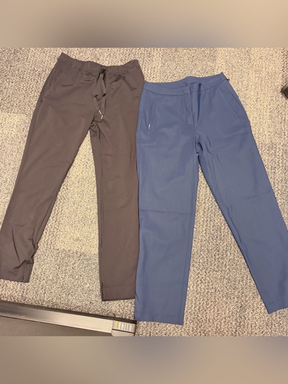 lululemon athletica Women's Black and Blue Pants-sz 4,x8